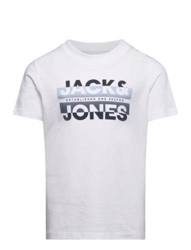 Jcoray Color Tee Ss Crew Neck Fst Jnr White Jack & J S