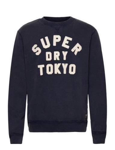 Vintage Athletic Crew Navy Superdry