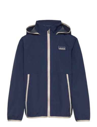 Lvb Stowaway Hood Windbreaker / Lvb Stowaway Hood Windbreake Blue Levi...