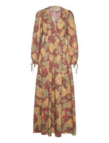 Flowerprinted Cotton Maxi Dress Patterned Stella Nova