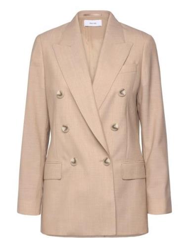 Sadie Blazer Beige Reiss