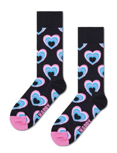 Heart In Heart Sock Black Happy Socks