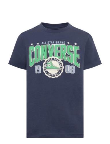 Converse Collegiate Crest Tee Navy Converse