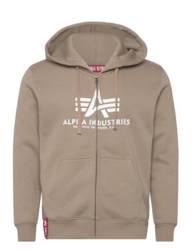 Basic Zip Hoody Beige Alpha Industries