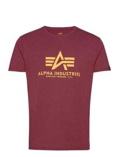 Basic T-Shirt Burgundy Alpha Industries