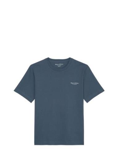 T-Shirts Short Sleeve Blue Marc O'Polo