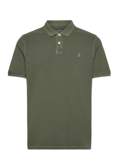 Polos Short Sleeve Khaki Marc O'Polo