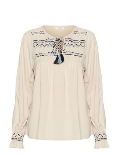 Crsmokia Blouse White Cream