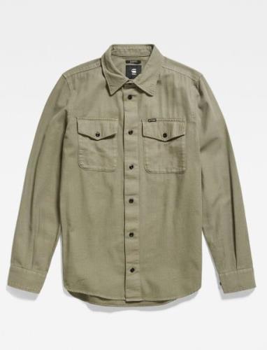 Marine Slim Shirt L\S Green G-Star RAW