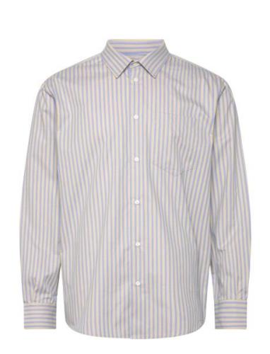 Nico Poplin Shirt Blue Wood Wood