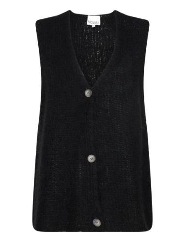 Jacey Knit Vest Black Noella