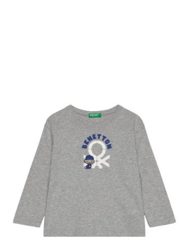 T-Shirt L/S Grey United Colors Of Benetton