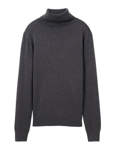 Knit Basic Turtleneck Grey Tom Tailor