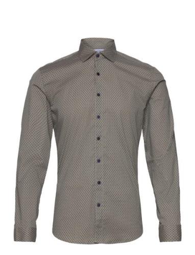 Aop Superflex Shirt L/S Grey Lindbergh