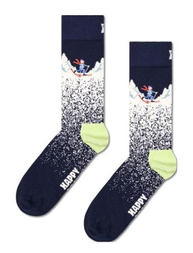 Snowy Night Sock Navy Happy Socks