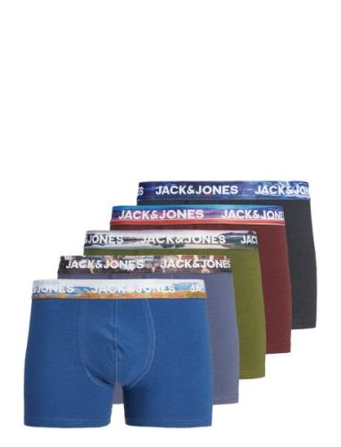 Jacwayne Solid Trunks 5 Pack Blue Jack & J S