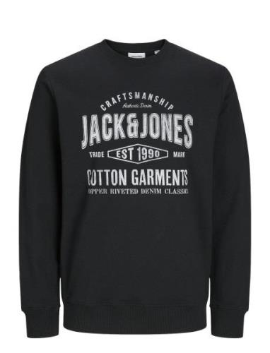 Jjjeans Sweat O-Neck Black Jack & J S