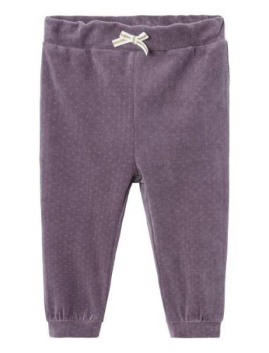 Nmfnew Nreg Vel Pant Purple Name It