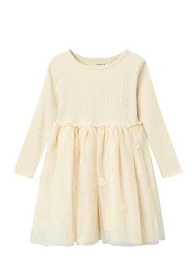 Nmfnajas Ls Dress Cream Name It