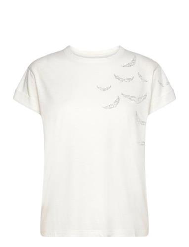 Anya Pcl Rain Strass Wings White Zadig & Voltaire