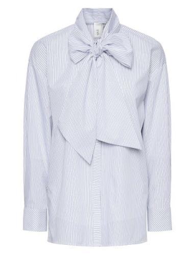 Yasloma Ls Stripe Shirt S. White YAS