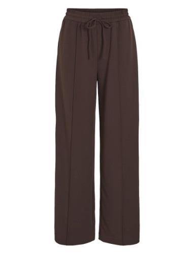 Viclua Hw Wide Pants-Noos Brown Vila