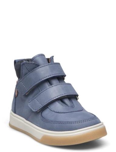 Shoes - Flat - With Velcro Blue ANGULUS