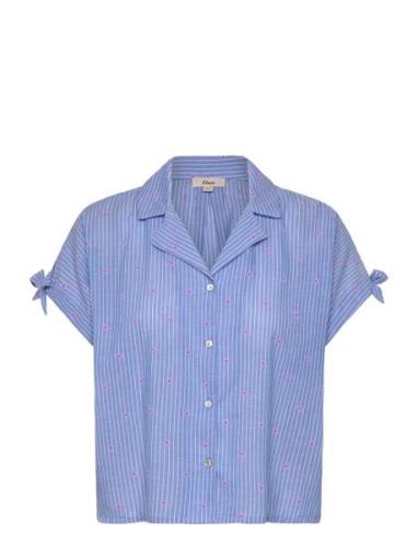 Begonia - Pyjama Shirt Blue Etam