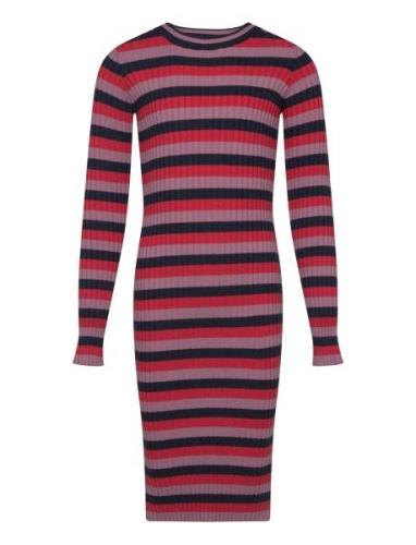 Tnlia L_S Knit Dress Red The New