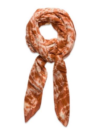 Cosmo Large Scarf 138X180 - Merete Orange Rabens Sal R