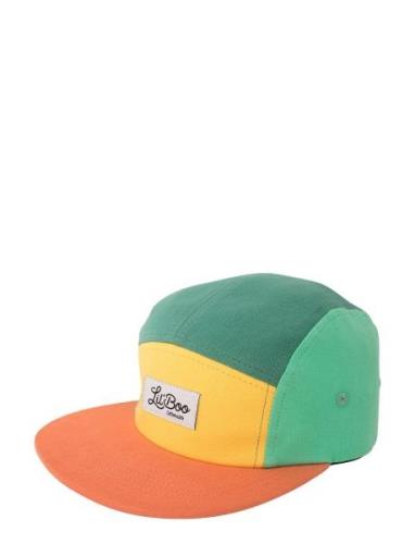 Block Orange/Green 5-Panel Patterned Lil' Boo