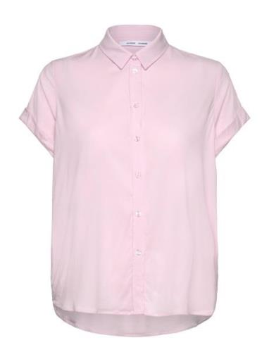 Majan Ss Shirt 9942 Pink Samsøe Samsøe