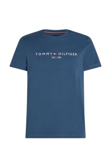 Tommy Logo Tee Blue Tommy Hilfiger