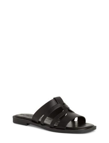 Women Slides Black Tamaris