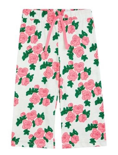 Roses Aop Trousers Pink Mini Rodini