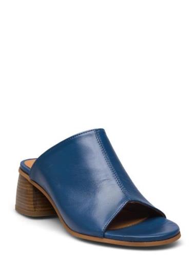 Sandals - Block Heels Blue ANGULUS