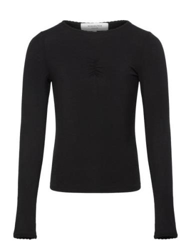 Viscose Long Sleeve Tee Black Rosemunde Kids