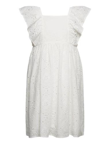 Dress Embroidery Anglais Frill White Lindex