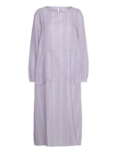 Lucasll Midi Dress Ls Purple Lollys Laundry