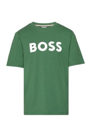 Short Sleeves Tee-Shirt Green BOSS