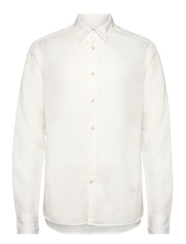 Slim Ls Comfort Tencel Shirt White J. Lindeberg