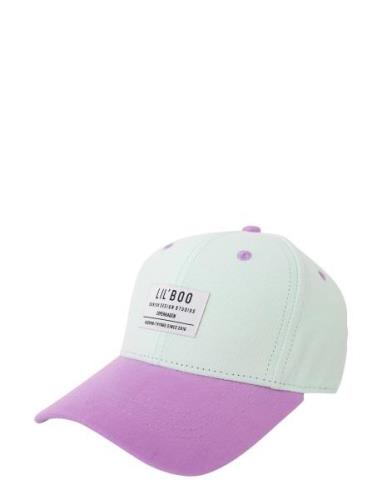 Organic Block Snapback Pink Lil' Boo