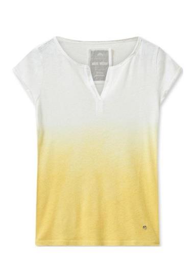 Mmtroy Ss Dip Dye Tee White MOS MOSH