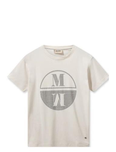 Mmvicci O-Ss Stud Tee Cream MOS MOSH