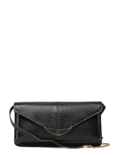 Borderline Clutch Embossed Igu Black Zadig & Voltaire