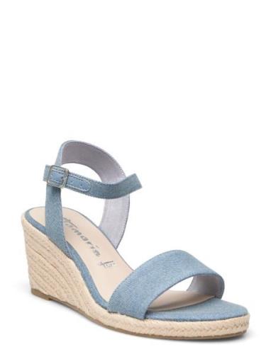 Women Sandals Blue Tamaris