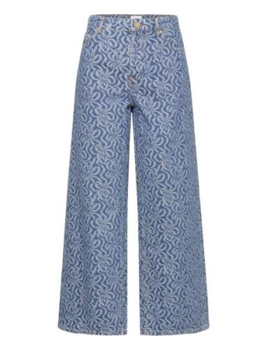 Jacquard Denim Blue Ganni