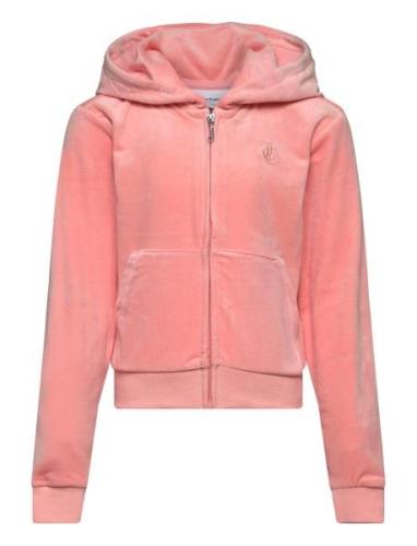 Tonal Zip Through Hoodie  Juicy Couture