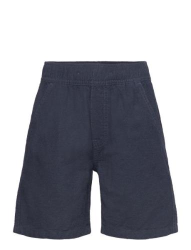 Shorts Linen Blend Navy Lindex