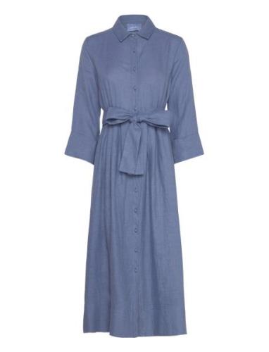 Marja Linen Dress Blue Ella&il